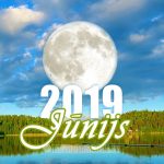 Mēness kalendārs 2019. gada jūnijam