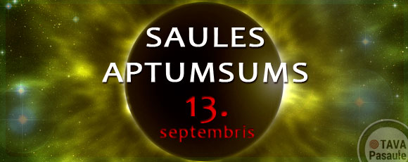 Saules aptumsums 2015. gada 13. septembrī