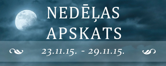 Astroloģiskais fons nedēļai: 23