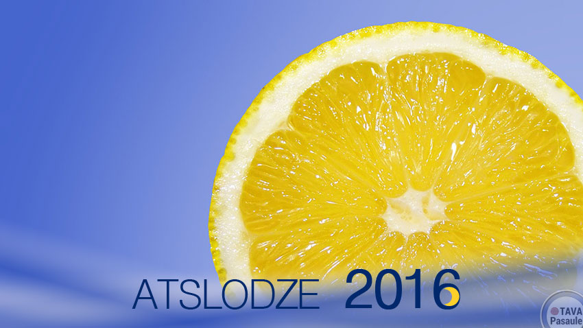 Atslodzes dienas 2016. gadam