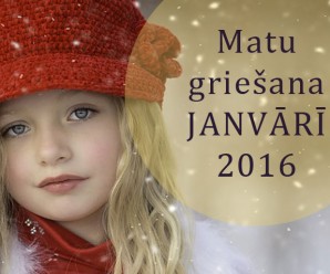 Matu griešana un krāsošana 2016. gada janvārī