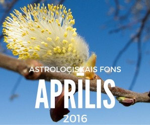 Astroloģiskais fons 2016. gada aprīlim