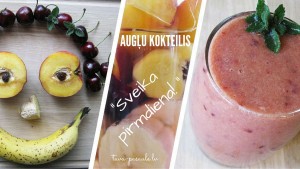 Augļu kokteilis enerģijai un tonusam