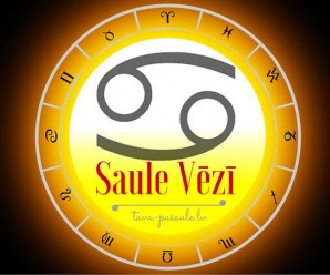 Saule zodiaka zīmēs: Vēzis