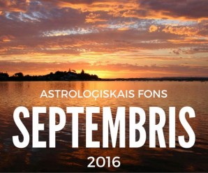 Astroloģiskais fons 2016. gada septembrim