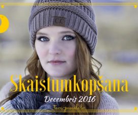 Matu griešana un skaistumkopšana 2016. gada decembrī