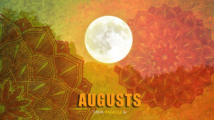 Mēness kalendārs 2017. gada augustam