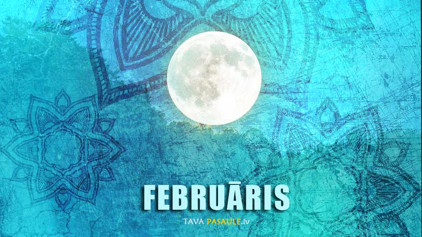 Mēness kalendārs 2017. gada februārim