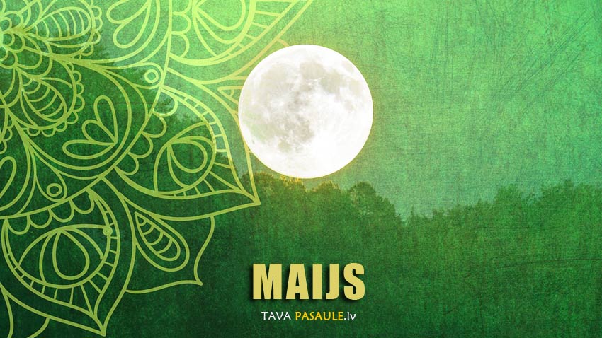 Mēness kalendārs 2017. gada maijam
