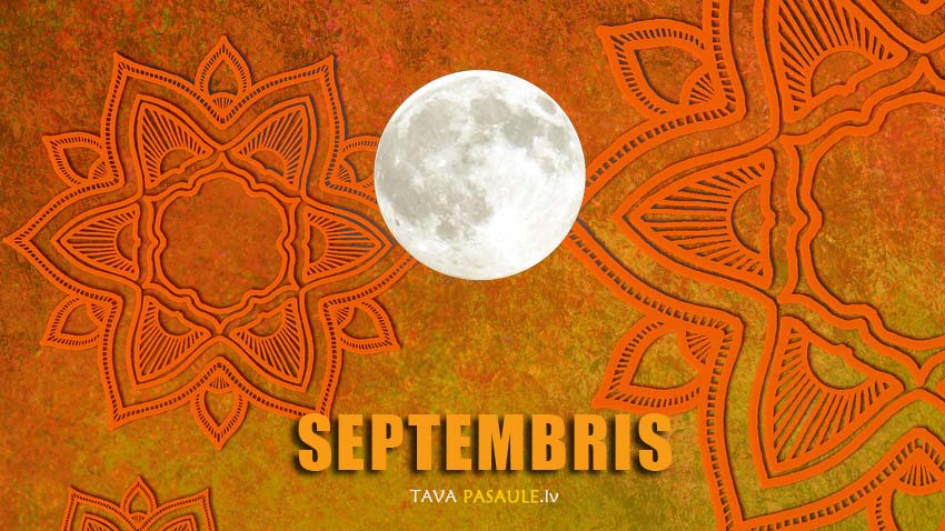 Mēness kalendārs 2017. gada septembrim