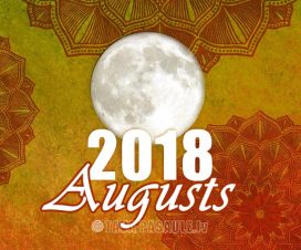 Mēness kalendārs 2018. gada augustam