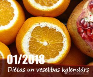 Diēta, veselība un atslodzes dienas 2018. gada janvārī