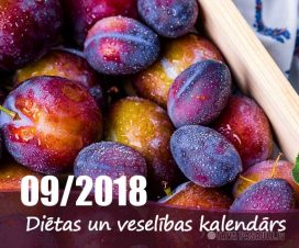 Diēta, veselība un atslodzes dienas 2018. gada septembrī