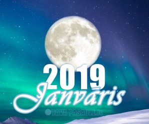 Mēness kalendārs 2019. gada janvārim