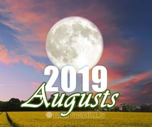 Mēness kalendārs 2019. gada augustam