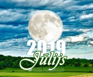 Mēness kalendārs 2019. gada jūlijam