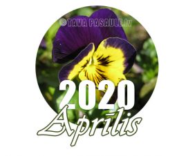 Mēness kalendārs 2020. gada aprīlim