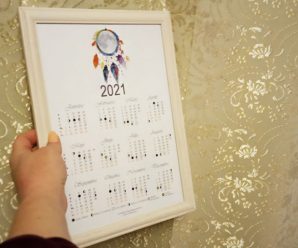 Drukājams kalendārs ar Mēness fāzēm 2021
