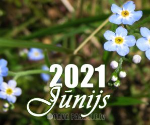 Mēness kalendārs 2021. gada jūnijam