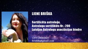 Sertificēta astroloģe Liene Briška