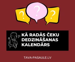 Kā radās čeku dedzināšanas kalendārs